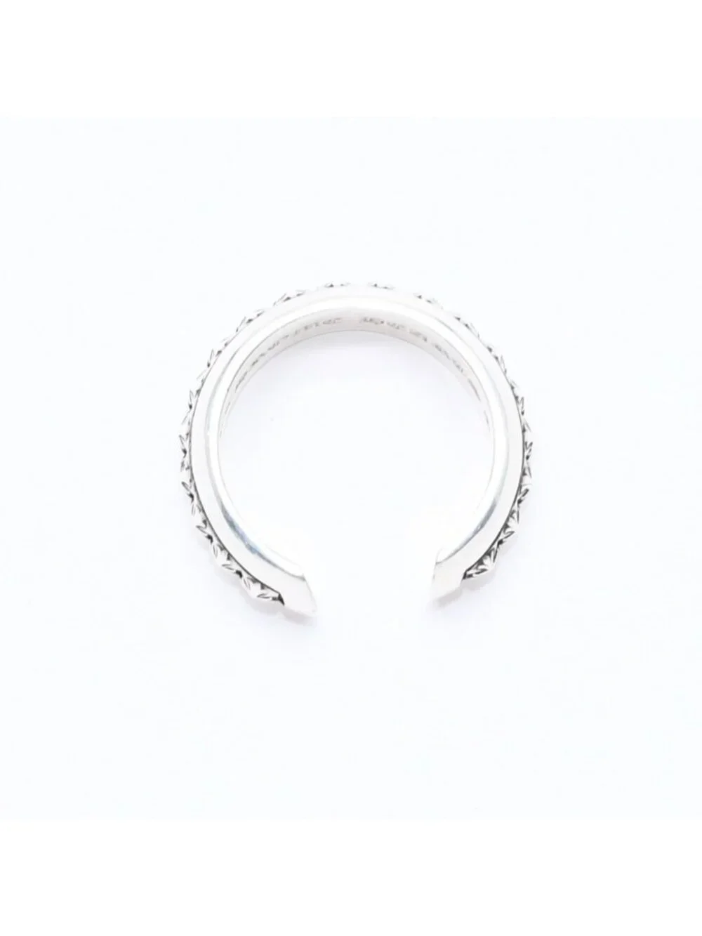 Chrome Hearts CH Plus Pyramid Open Band CH Ring